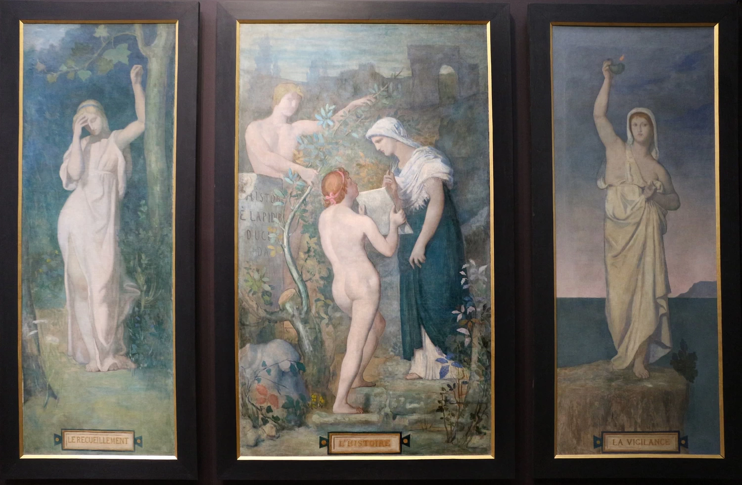 Pierre Puvis de Chavannes - 120, raccoglimento, storia e vigilanza, Musée d'Orsay, Parigi